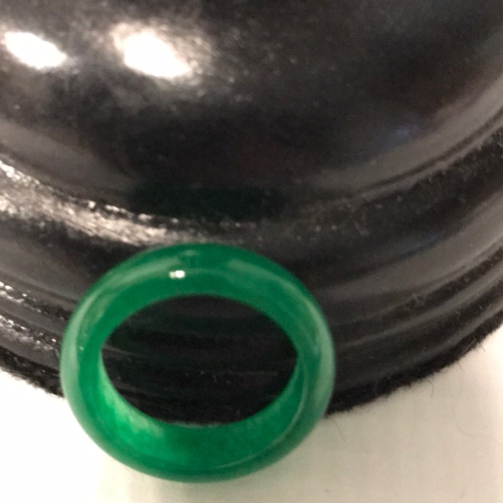 Genuine Green Jade Ring